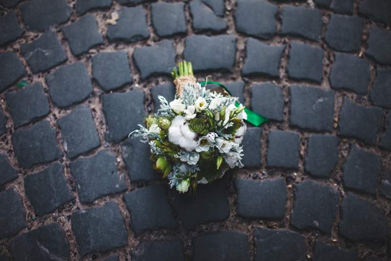 wedding-bouquet-on-the-paving-stones